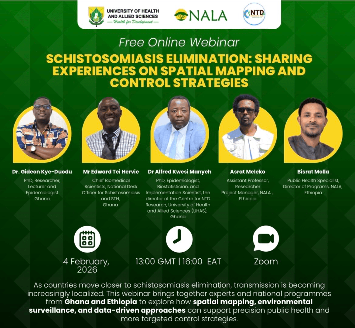 Global Webinar Highlights Innovative Approaches to Schistosomiasis Elimination