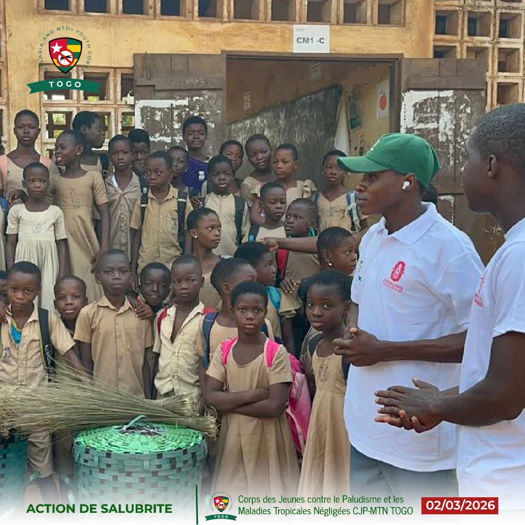 *TraductioAwareness campaign on environmental hygiene conducted at Zopomahé Primary School in Lomé on the occasion of World NTD Day.